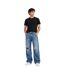 Jean Motif/style Déchiré Homme Bleu Moyen Firetrap-1