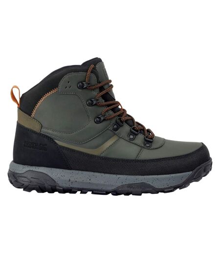 Chaussures De Marche Renford Homme Vert Kaki Citrouille Épicée Regatta