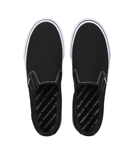Baskets Homme Noir Blanc SoulCal