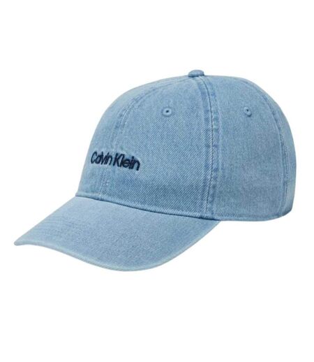 Casquette De Baseball Motif/style Logo Brodé Homme Bleu Clair Calvin Klein