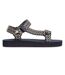 Womens/ladies trek walking sandals navy Weird Fish-2