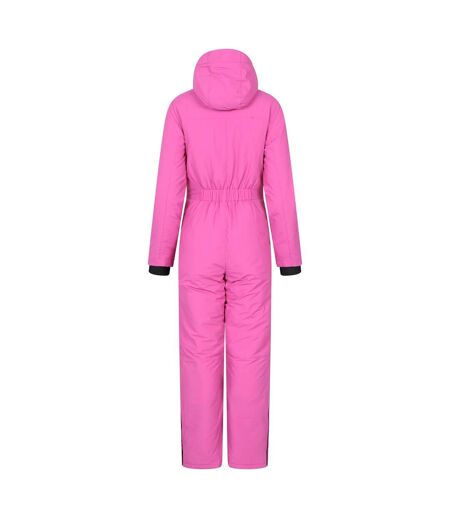 Womens/ladies Cloud Ski Suit Bright Pink Mountain Warehouse