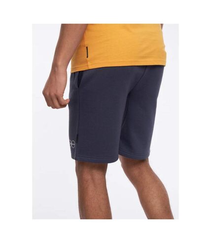 Crosshatch Mens Goldsbury Fleece Shorts (Navy) - UTBG803