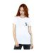 Disney Femme/Ladies Minnie Mouse Kick Chest Cotton Boyfriend T-Shirt (Blanc) - UTBI36511-2