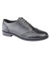 Cipriata Womens/Ladies Violetta Leather Brogue Oxford Shoes (Black) - UTDF1416