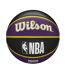 Mini Ballon De Basket Chicago Bulls Taille 3 Noir Jaune Wilson-2