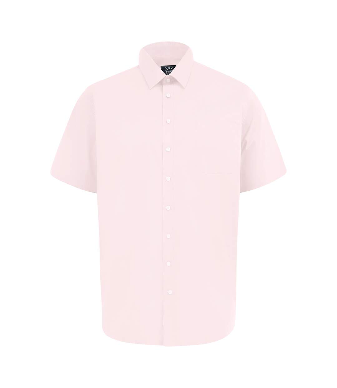 Mens D555 Lucas Short-sleeved Shirt Pink Duke-2