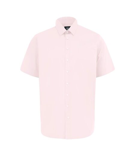 Mens D555 Lucas Short-sleeved Shirt Pink Duke