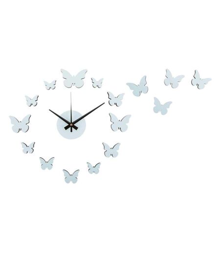 Horloge murale pastel DIY Butterfly