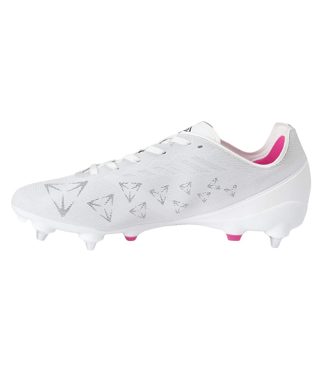 Mens Velocita Decima Pro Soft Ground Football Boots White Black Pink Glow Umbro-2