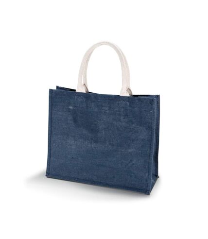 Kimood Womens/Ladies Jute Beach Bag (Pack of 2) (Midnight Blue) (One Size)