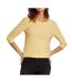 Pull Jaune manches 3/4 Femme Morgan Log - XS