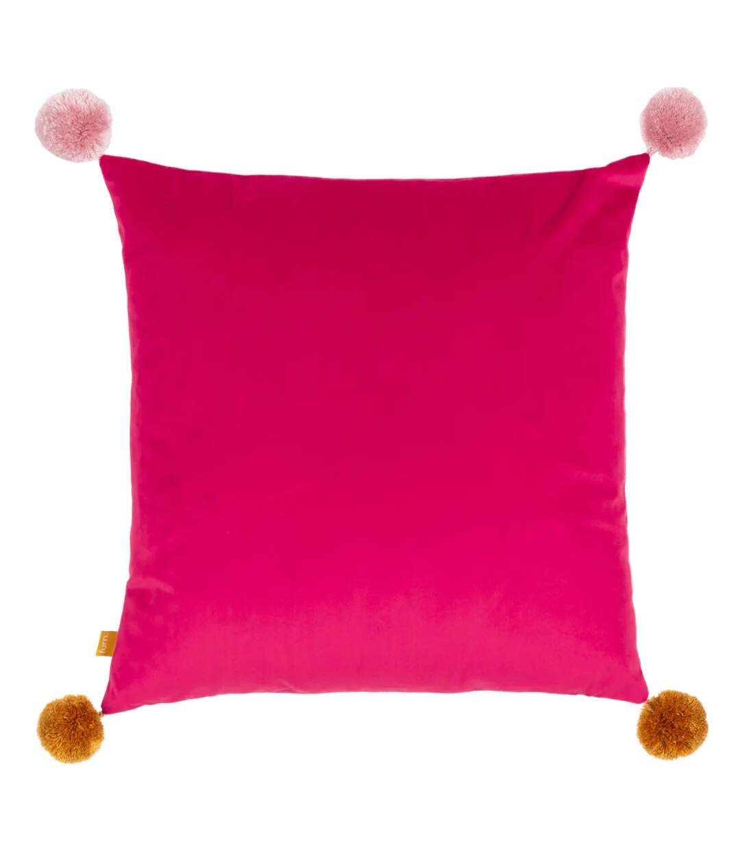 Love wins pom pom cushion cover 43cm x 43cm lilac Furn