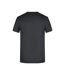T-shirt Basic Homme Noir James And Nicholson-2
