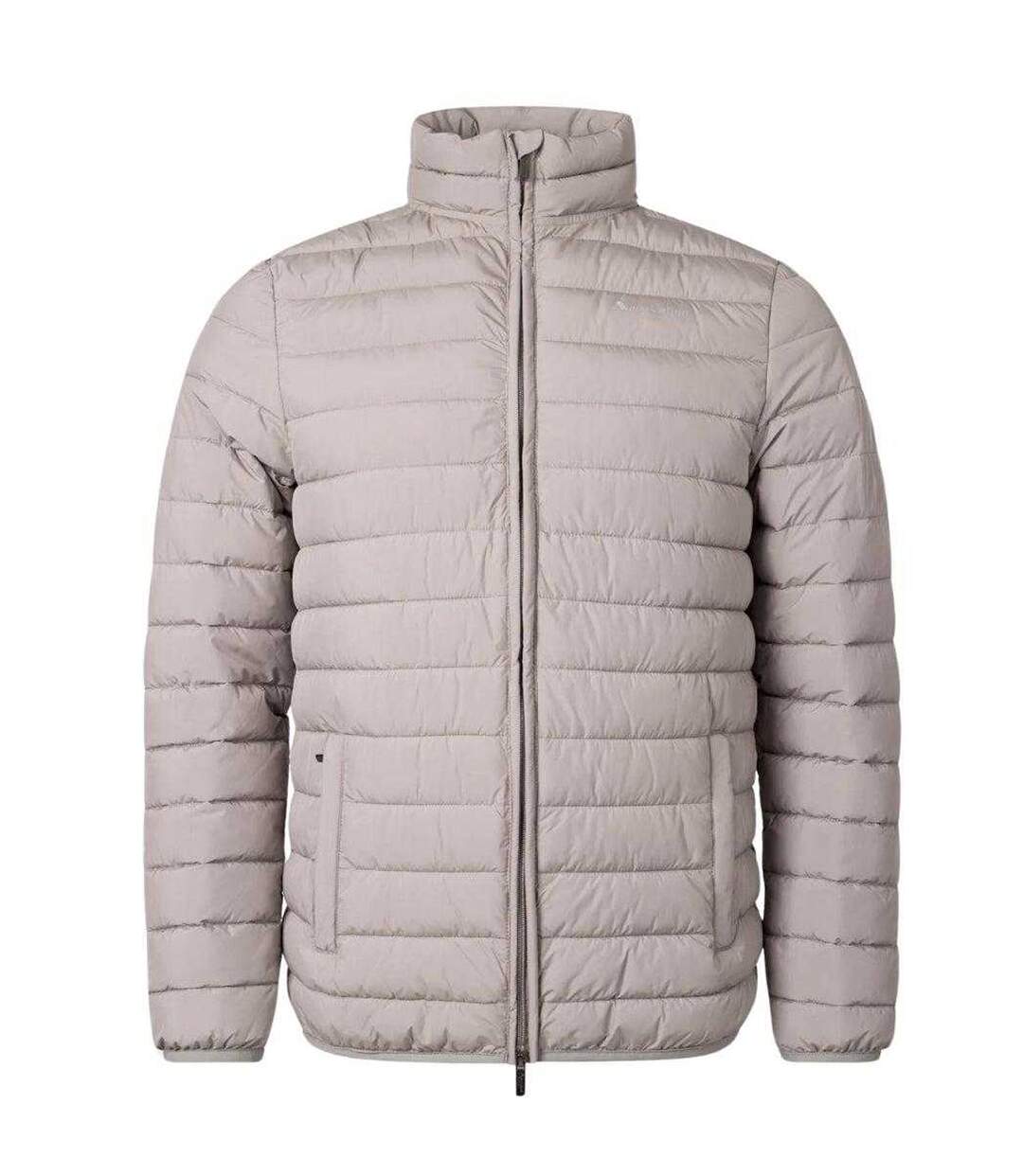 Mens Mock Neck Active Padded Jacket Grey Aquascutum-1
