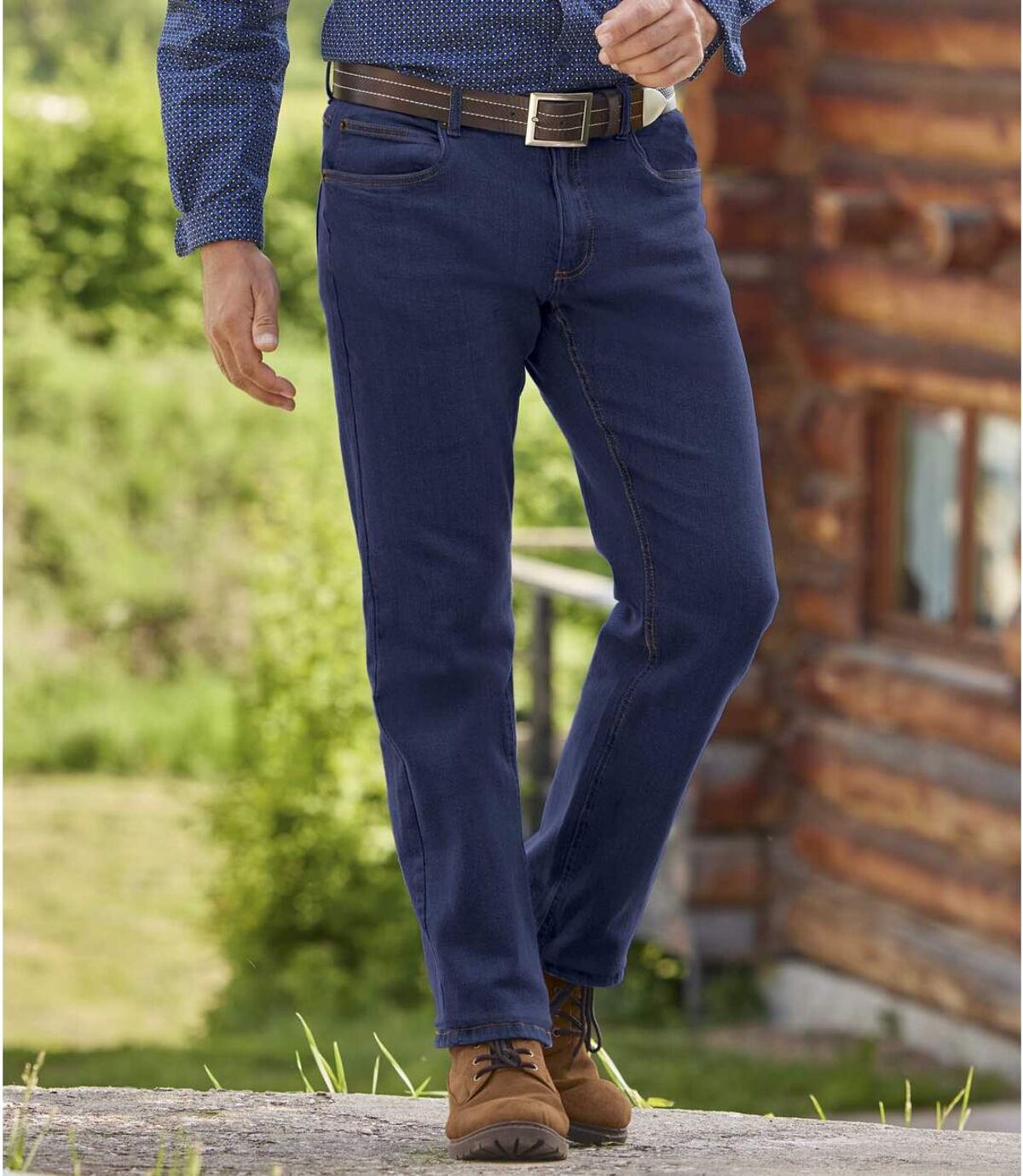 Stretch jeans met elastische taille Atlas For Men