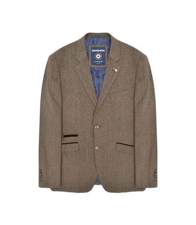Blazer Motif/style Chevron Morgan Homme Marron Lambretta