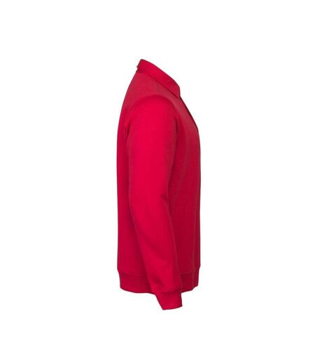 Unisex Adult Homerun Long-sleeved Polo Shirt Red Printer