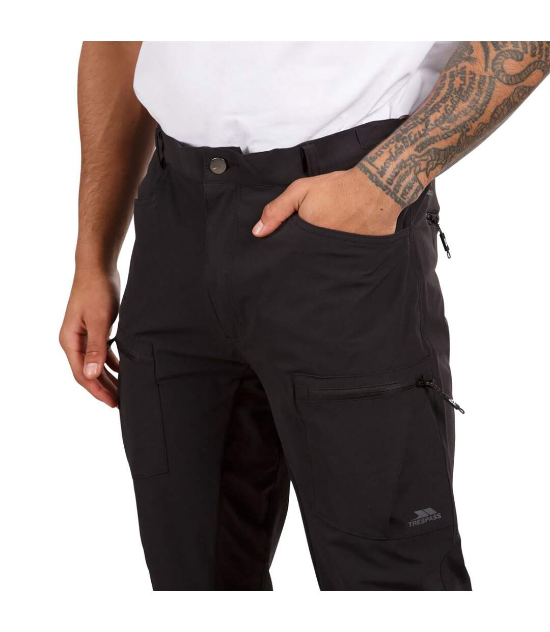 Trespass - Pantalon de randonnée ADVENTURE - Homme (Noir) - UTTP4145