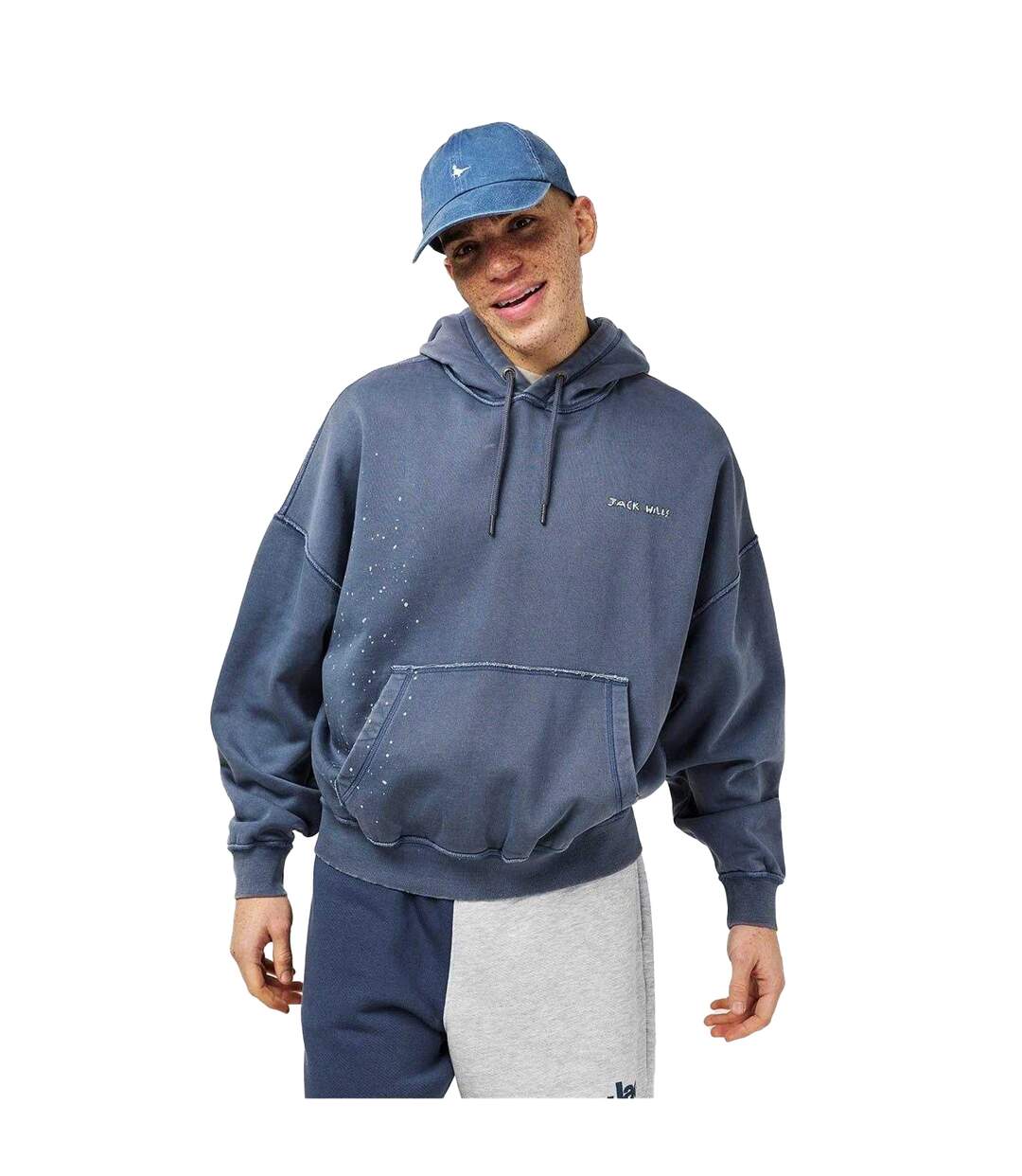 Sweat À Capuche Avec Cordons Homme Bleu Nuit Jack Wills-1