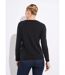 T-shirt chaud uni motif devant manches longues-2
