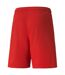 Womens/ladies Performance Side Stripe Shorts Red Puma-2