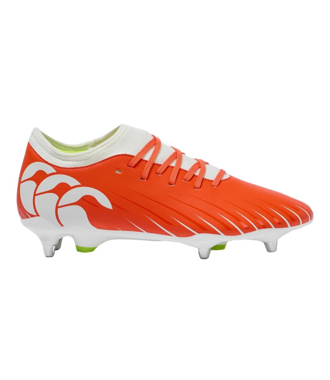 Unisex Adult Speed Falcon Team Soft Ground Rugby Boots Tangerine Tango Canterbury-4