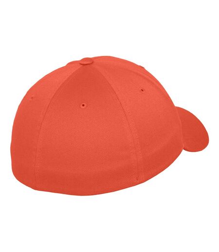 Flexfit Unisex Wooly Combed Cap (Spicy Orange)