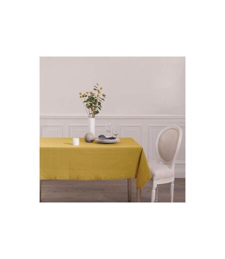 Nappe Rectangulaire Chambray 140x240cm Ocre