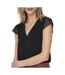 Débardeur noir femme only elva-1