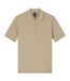 Mens Knitted Polo Shirt Beige Armani Exchange-1
