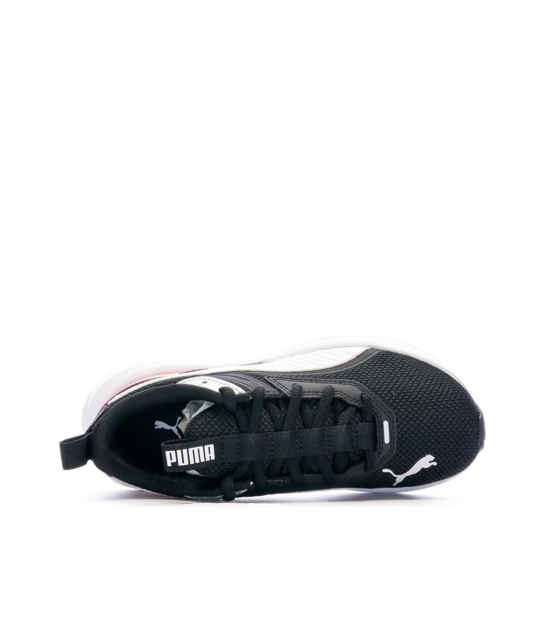 Baskets noir femme puma runner mesh-4
