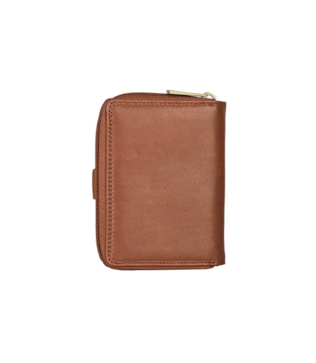 Katana - Portefeuille compact en cuir - camel - 8747-2