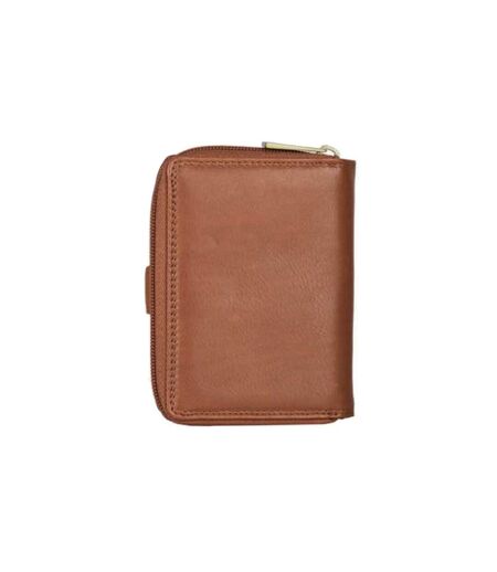 Katana - Portefeuille compact en cuir - camel - 8747