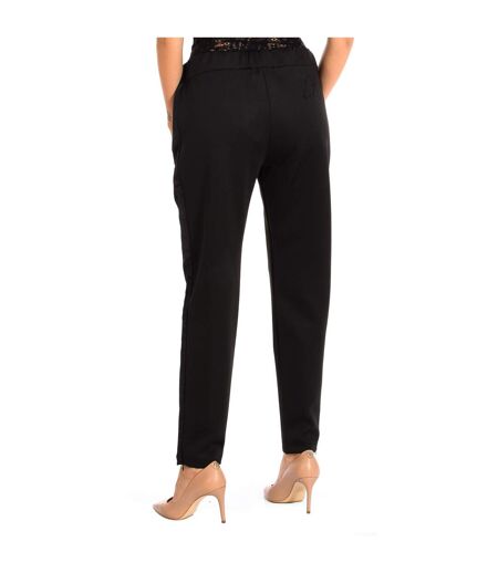 Long pants with rubberized waist 6Z2PA72J24Z woman