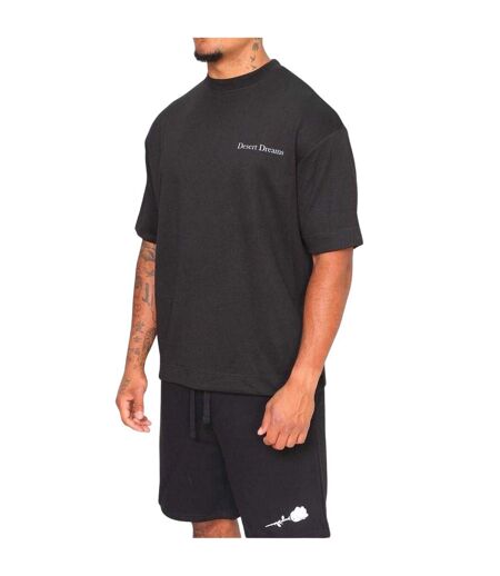 T-shirt Desert Dreams Homme Noir Rose London