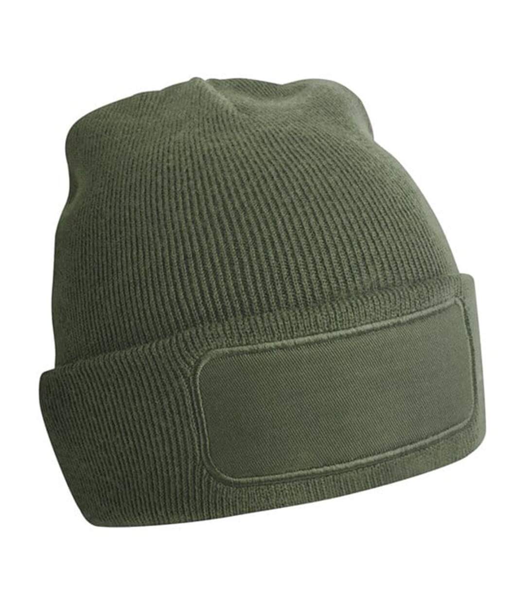 Bonnet avec patch - Adulte - B445 - vert olive-2