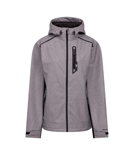 Veste Softshell Wallace Homme Gris Bleu Foncé Chiné Trespass
