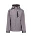 Veste Softshell Wallace Homme Gris Bleu Foncé Chiné Trespass-1