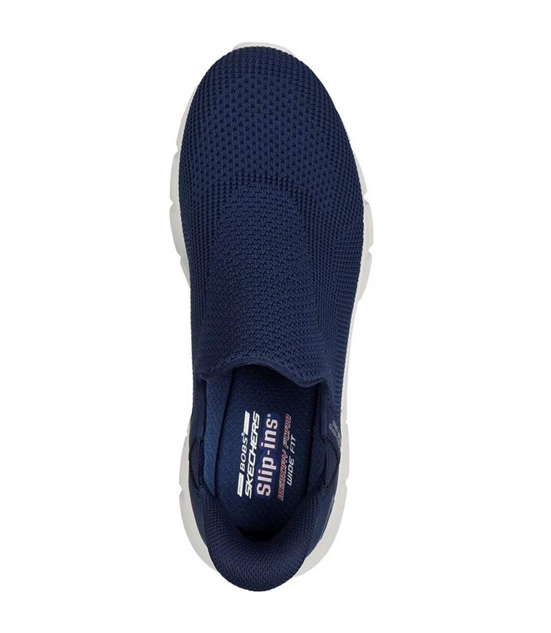 Mens Bobs B Flex Resilient Trainers Navy Skechers-4