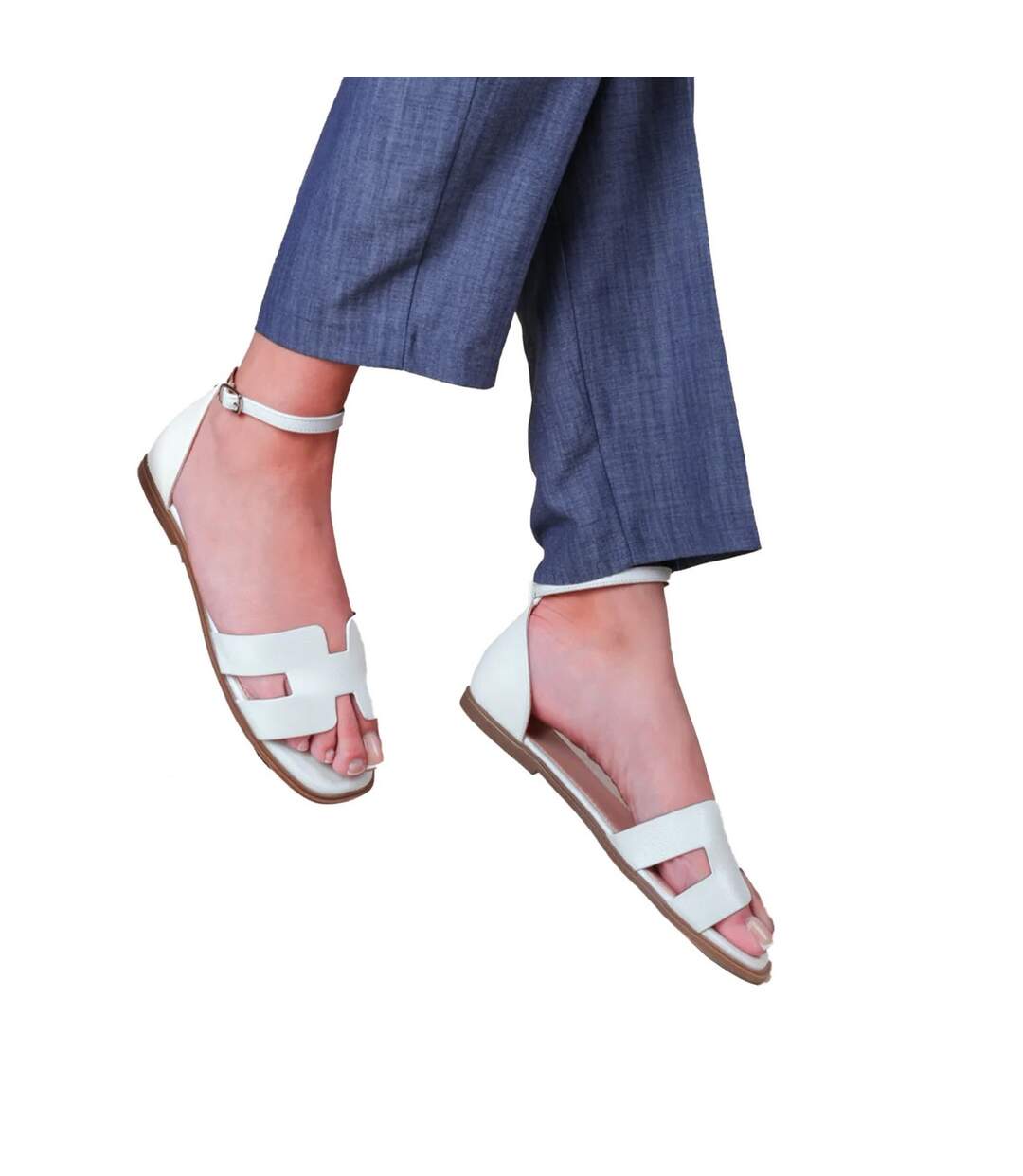 Sandales Rome Femme Blanc Where´s That From-1