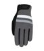 Brevet Suede Reflective Cycling Gloves Black Rapha-1