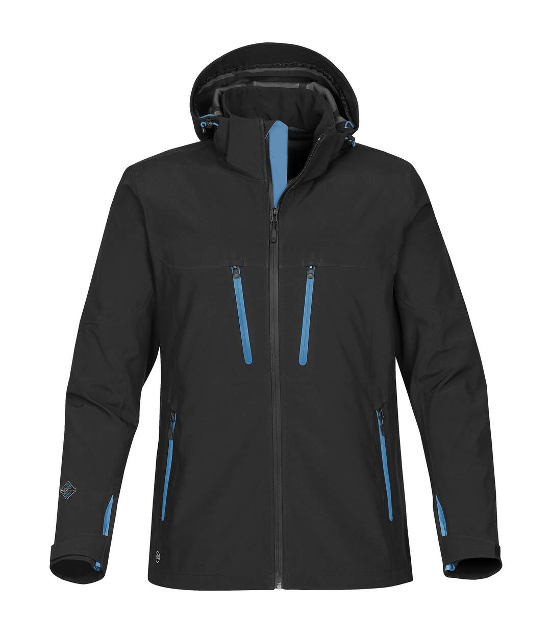 Coupe-vent softshell patrol homme noir/bleu Stormtech-1