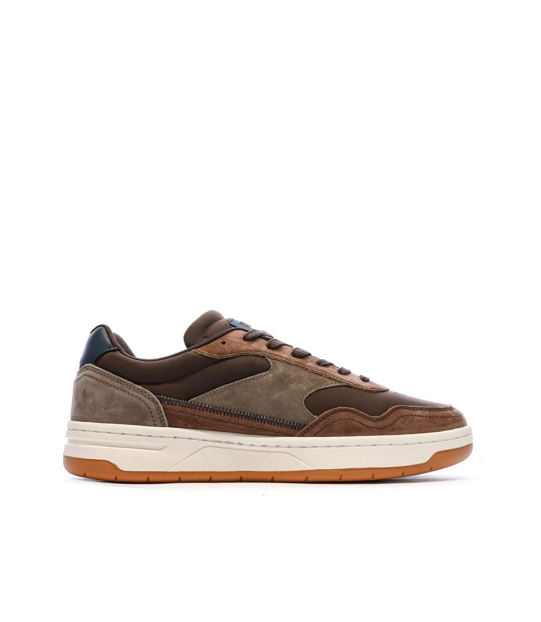 Baskets marron/camel homme tbs almerio-2