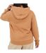 Sweat À Capuche Manches Longues Motif/style Uni Femme Marron Clair Brave Soul-3