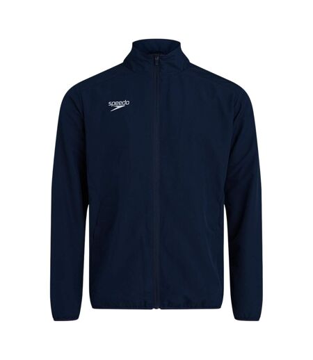 Mens Club Logo Track Jacket Navy Speedo