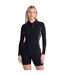 Womens/ladies soleil wetsuit black Animal-1