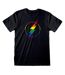 Flash Unisex Adult Pride Logo T-Shirt (Black) - UTHE565