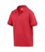Dryblend polo enfant unisexe rouge Gildan-3