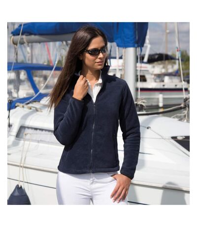 Result Womens/Ladies Core Fashion Fit Fleece Top (Navy Blue) - UTBC3042